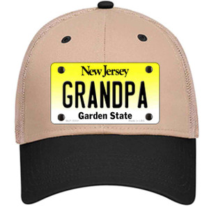 Grandpa New Jersey Wholesale Novelty License Plate Hat