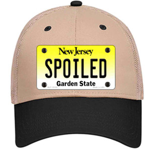 Spoiled New Jersey Wholesale Novelty License Plate Hat