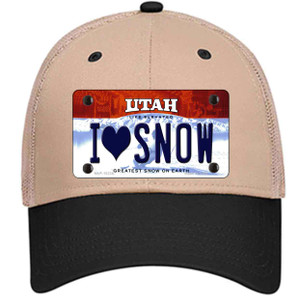 I Love Snow Utah Wholesale Novelty License Plate Hat