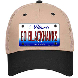 Go Blackhawks Illinois Wholesale Novelty License Plate Hat