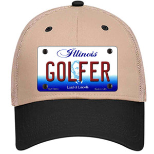 Golfer Illinois Wholesale Novelty License Plate Hat