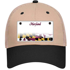 Maryland State Blank Wholesale Novelty License Plate Hat