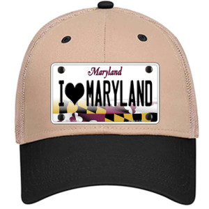 I Love Maryland Wholesale Novelty License Plate Hat
