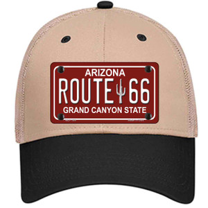 Route 66 Arizona Red Wholesale Novelty License Plate Hat