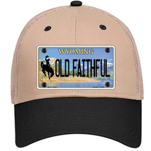 Old Faithful Wyoming Wholesale Novelty License Plate Hat