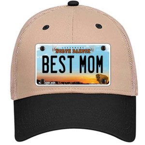 Best Mom North Dakota Wholesale Novelty License Plate Hat