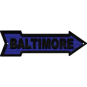 Baltimore Wholesale Novelty Metal Arrow Sign