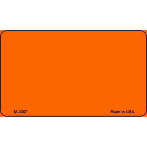 Orange Wholesale Novelty Metal Magnet