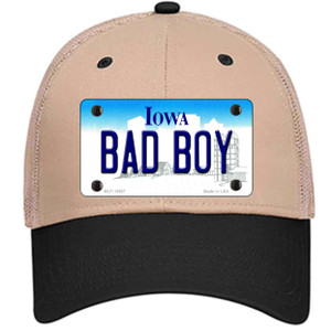 Bad Boy Iowa Wholesale Novelty License Plate Hat