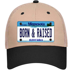 Born and Raised Minnesota State Wholesale Novelty License Plate Hat