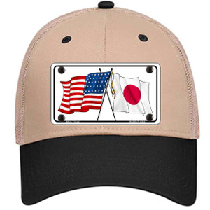 Japan Crossed US Flag Wholesale Novelty License Plate Hat