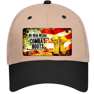 My Hero Wears Combat Boots Wholesale Novelty License Plate Hat Wholesale