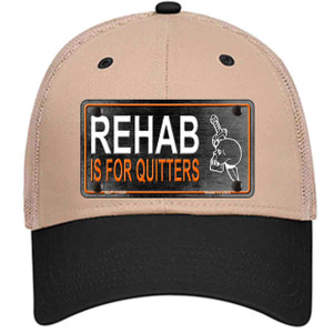 Rehab Is For Quitters Wholesale Novelty License Plate Hat