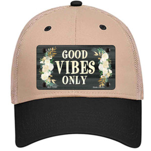 Good Vibes Only Wholesale Novelty License Plate Hat