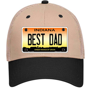 Best Dad Indiana Wholesale Novelty License Plate Hat