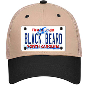 Black Beard North Carolina Wholesale Novelty License Plate Hat