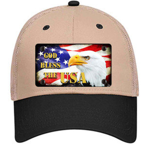 God Bless The USA Wholesale Novelty License Plate Hat