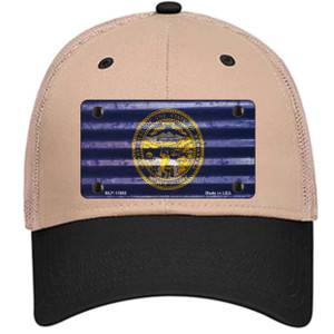 Nebraska Corrugated Flag Wholesale Novelty License Plate Hat