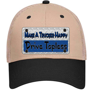 Make A Trucker Happy Wholesale Novelty License Plate Hat