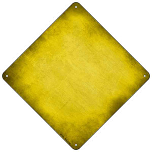 Yellow Oil Rubbed Wholesale Novelty Metal Crossing Sign