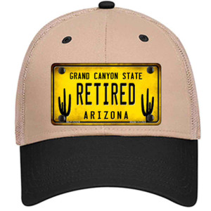 Arizona Retired Yellow Wholesale Novelty License Plate Hat