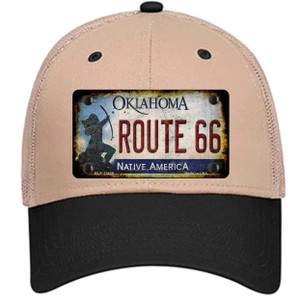 Route 66 Oklahoma Rusty Wholesale Novelty License Plate Hat