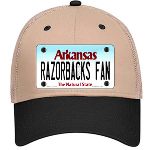 Razorbacks Fan Wholesale Novelty License Plate Hat