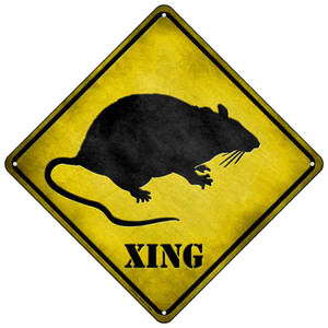 Rat Xing Wholesale Novelty Metal Crossing Sign