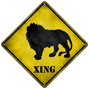 Lion Xing Wholesale Novelty Metal Crossing Sign