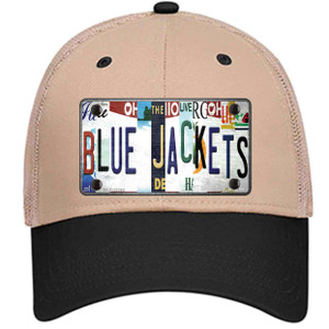 Blue Jackets Strip Art Wholesale Novelty License Plate Hat Tag