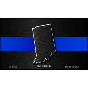 Indiana Thin Blue Line Wholesale Novelty Metal Magnet