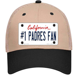 Number 1 Padres Fan Wholesale Novelty License Plate Hat Tag