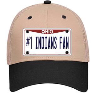 Number 1 Indians Fan Wholesale Novelty License Plate Hat Tag