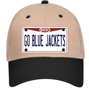 Go Blue Jackets Wholesale Novelty License Plate Hat Tag