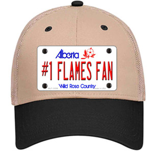 Number 1 Flames Fan Wholesale Novelty License Plate Hat Tag