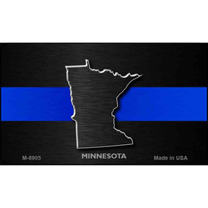 Minnesota Thin Blue Line Wholesale Novelty Metal Magnet