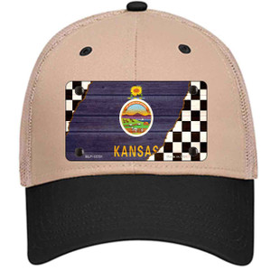 Kansas Racing Flag Wholesale Novelty License Plate Hat Tag