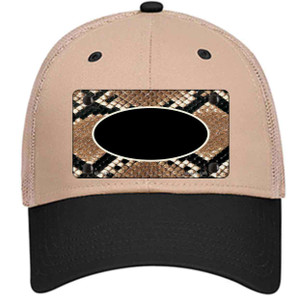 Snake With Black Center Oval Wholesale Novelty License Plate Hat