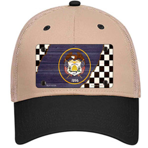 Utah Racing Flag Wholesale Novelty License Plate Hat Tag
