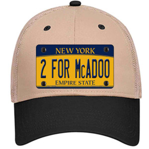 2 For McAdoo New York Wholesale Novelty License Plate Hat Tag