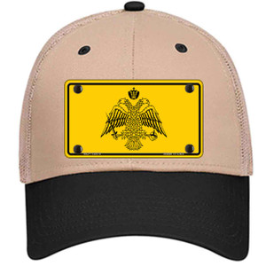 Byzantine Empire Flag Yellow Wholesale Novelty License Plate Hat Tag