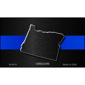 Oregon Thin Blue Line Wholesale Novelty Metal Magnet