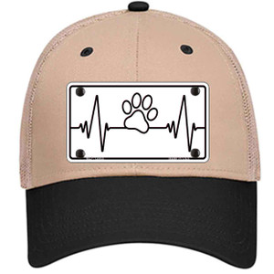 Paw Print Heart Beat Wholesale Novelty License Plate Hat Tag