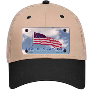 God Bless America Clouds Wholesale Novelty License Plate Hat