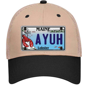 Ayuh Maine Lobster Wholesale Novelty License Plate Hat