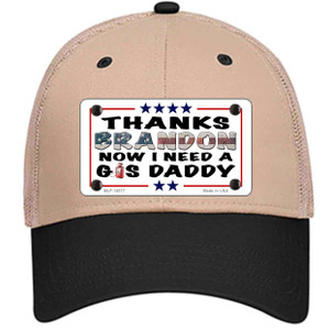 Thanks Brandon Wholesale Novelty License Plate Hat