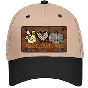 Peace Love Fall Wholesale Novelty License Plate Hat