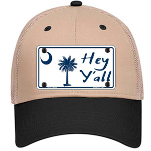 Hey Yall South Carolina Wholesale Novelty License Plate Hat