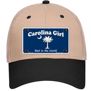 Carolina Girl Blue Wholesale Novelty License Plate Hat