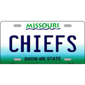 Chiefs Missouri State Novelty Wholesale Metal License Plate